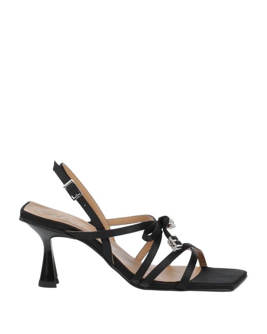 Ganni Metallic Sandals