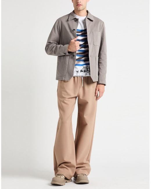 Barena Gray Jacket Cotton, Elastane for men