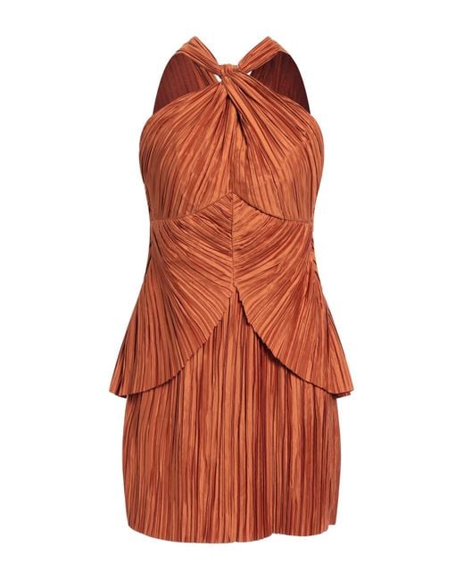Cult Gaia Orange Mini Dress