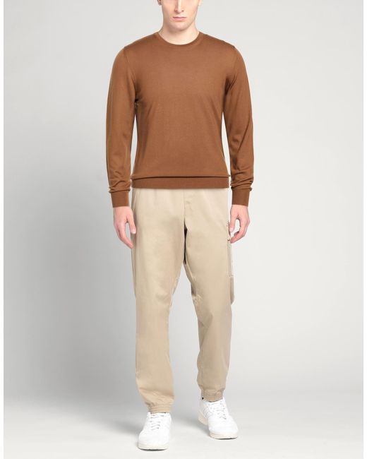Mauro Ottaviani Brown Sweater Merino Wool for men
