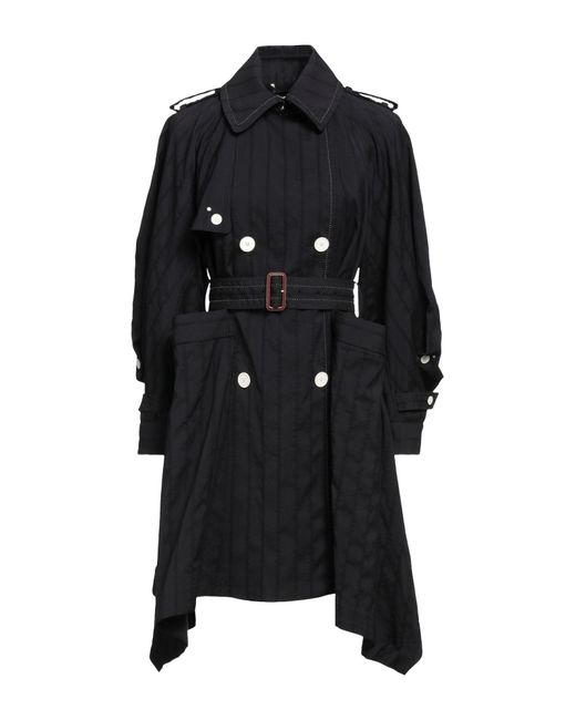 High Black Overcoat & Trench Coat