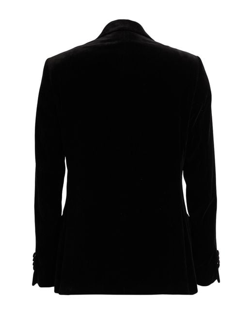Lardini Black Blazer Cotton, Viscose, Cupro for men