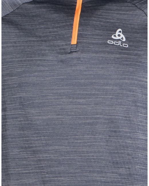 Odlo Blue Sweatshirt Polyester, Elastane for men
