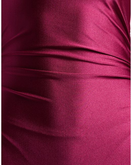 ANDAMANE Red Jumpsuit Polyamide, Elastane