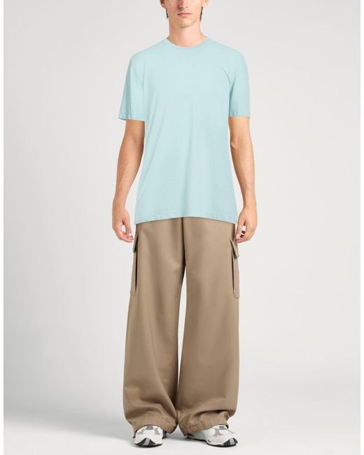 Zanone Blue T-Shirt Cotton for men