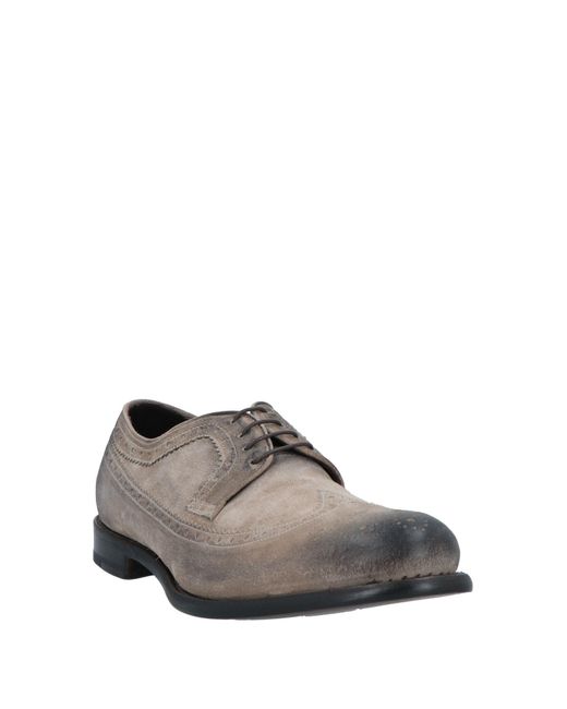 Ortigni Gray Lace-up Shoes for men
