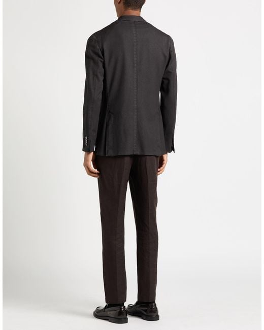 Boglioli Black Blazer Wool for men