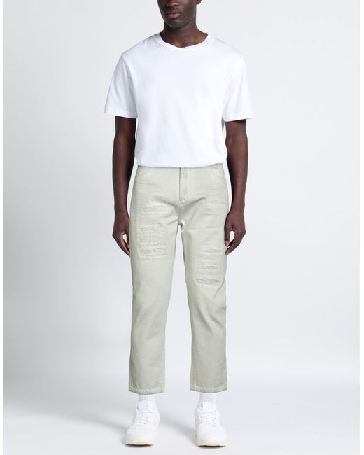 Gianni Lupo Gray Jeans for men