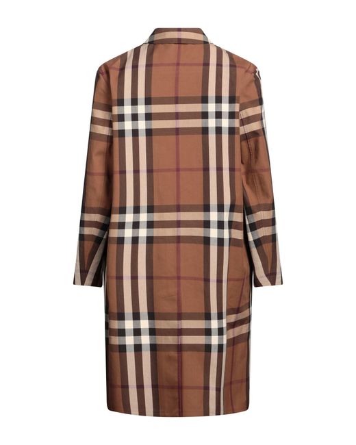 Burberry Brown Overcoat & Trench Coat Cotton for men