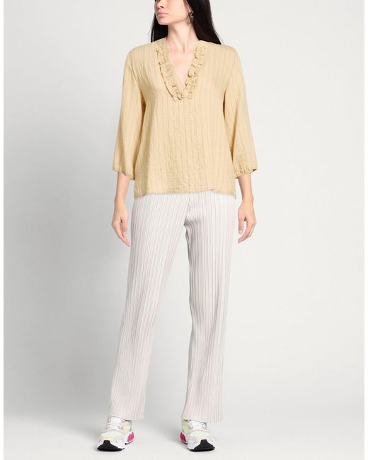 Zoe Natural Top Viscose, Linen, Polyamide, Polyester