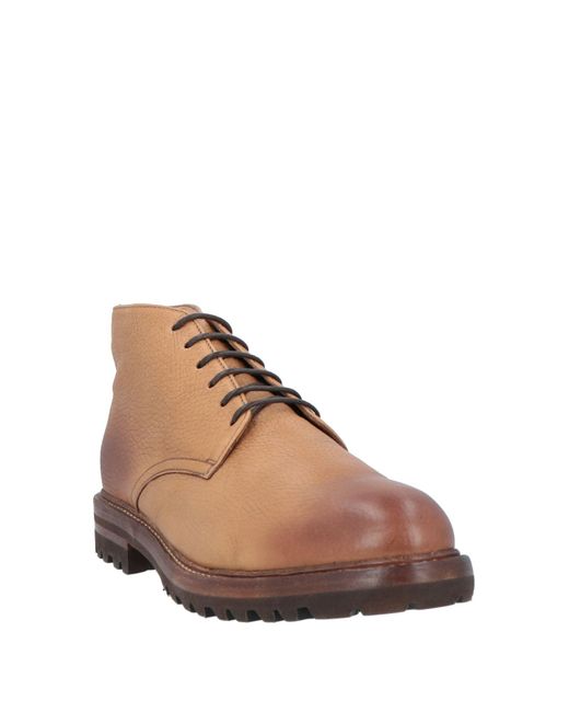Brunello Cucinelli Brown Ankle Boots for men