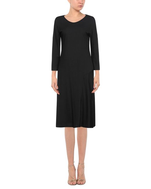 Aspesi Black Midi Dress