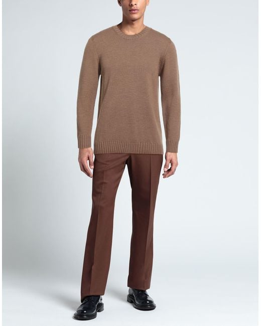 Piacenza Cashmere Brown Jumper for men