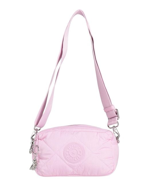 Kipling Pink Light Shoulder Bag Polyamide