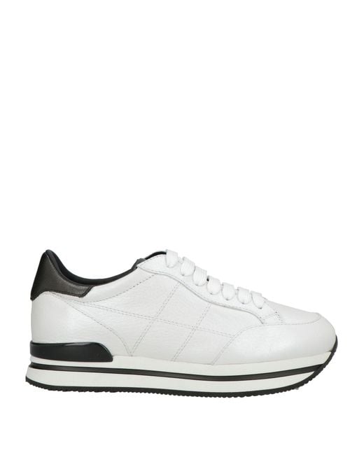 Hogan White Sneakers Leather
