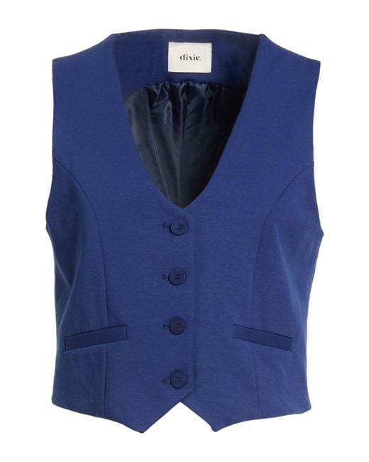 Dixie Blue Tailored Vest Polyester, Viscose, Elastane