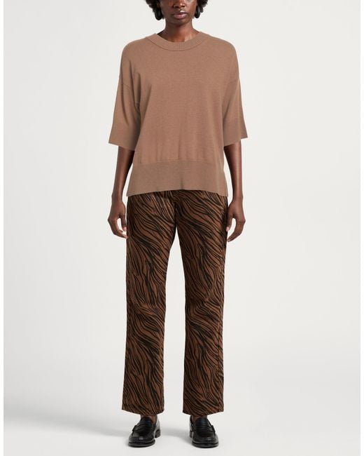 Pullover Alpha Studio en coloris Brown
