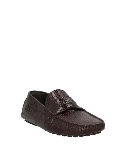 Roberto Cavalli Brown Loafers Leather for men