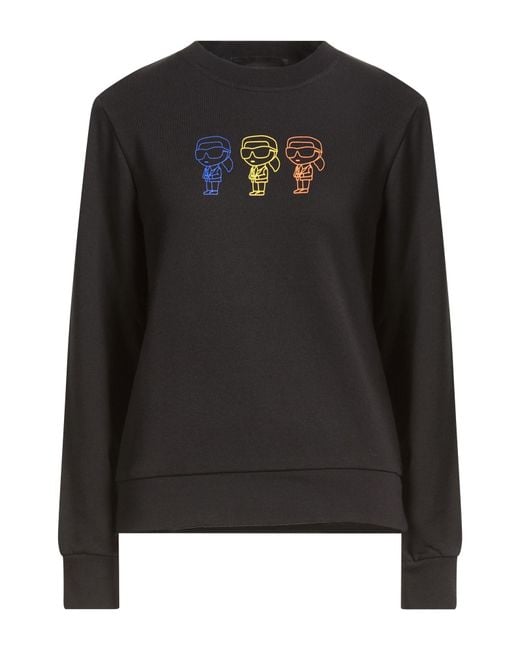 Karl Lagerfeld Black Sweatshirts