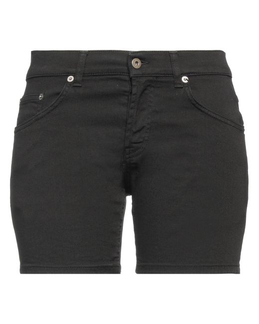 Dondup Black Denim Shorts