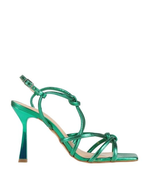 Miss Unique Green Sandals