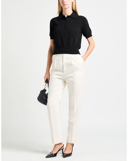 Burberry Black Polo Shirt Cotton, Polyamide, Elastane
