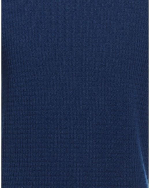 Brooksfield Blue Sweater Virgin Wool for men