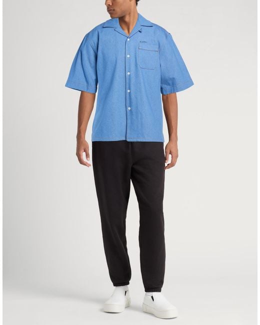 Marni Blue Denim Shirt for men