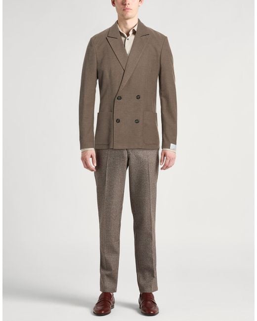 Paolo Pecora Brown Blazer for men