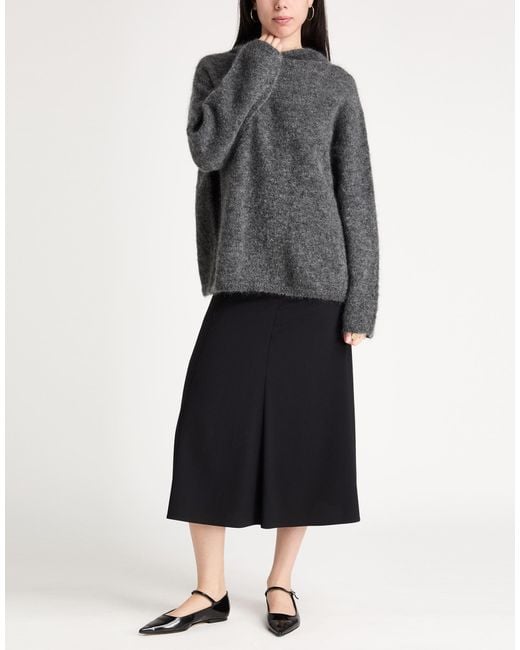 Max Mara Gray Sweater Mohair Wool, Polyamide, Elastane