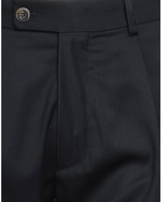 Messagerie Blue Patrizio Piscaglia Midnight Pants Polyester, Viscose, Wool, Elastane for men