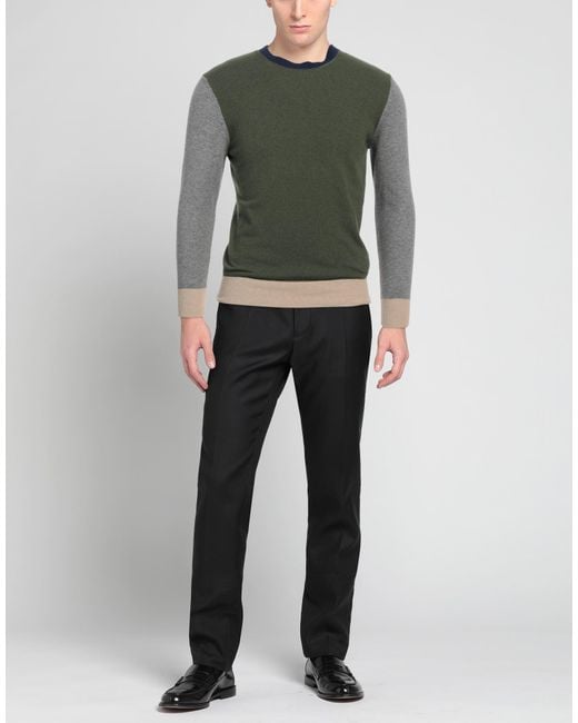 M.Q.J. Green Military Sweater Polyamide, Wool, Viscose, Cashmere for men