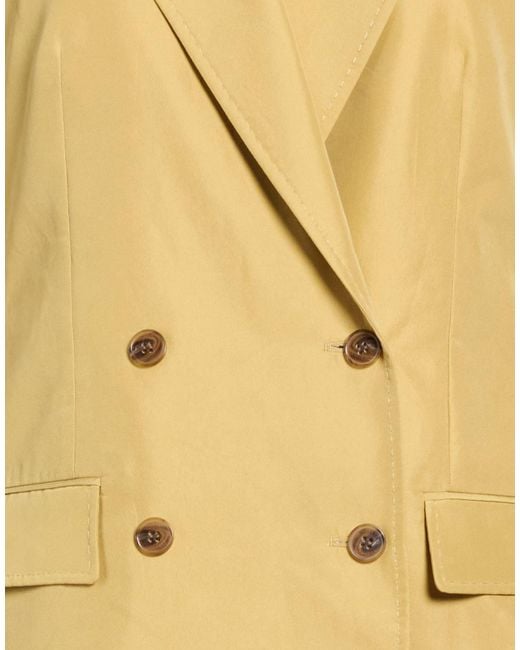 Alberta Ferretti Natural Blazer Silk