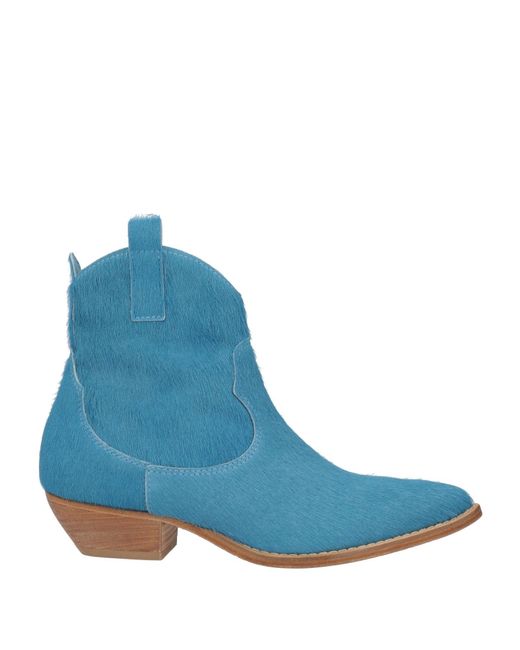 P.A.R.O.S.H. Blue Ankle Boots