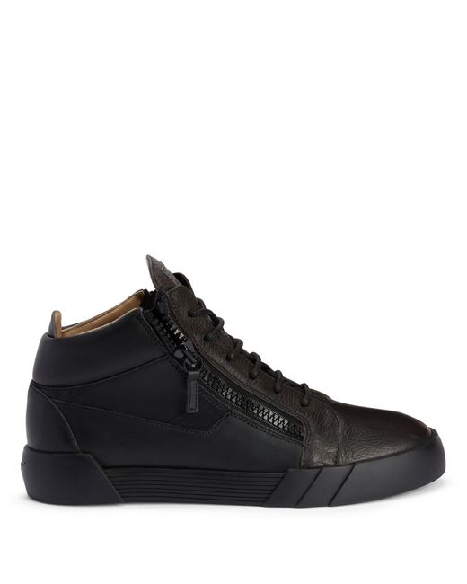 Giuseppe Zanotti High-Top-Sneakers mit Reißverschluss in Black für Herren