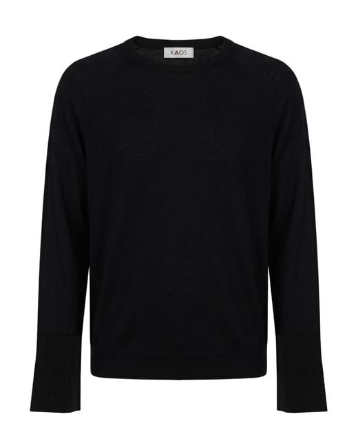 Pullover Kaos de color Black