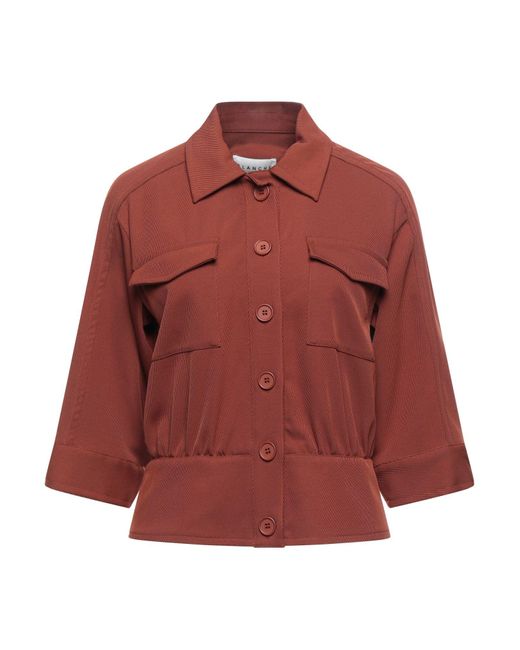 Blanche Cph Red Shirt Polyester, Viscose, Elastane