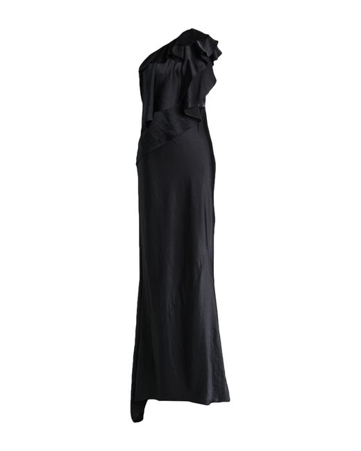 Paule Ka Black Maxi Dress