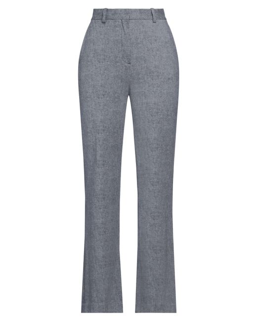 Circolo 1901 Gray Cotton-Elastane Flared Pants