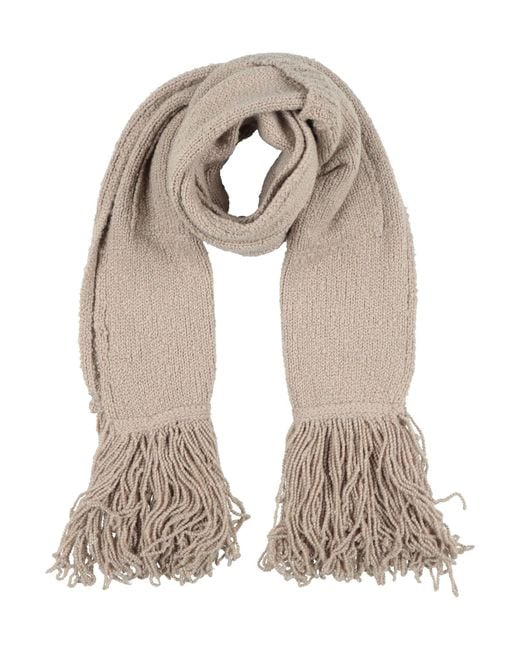 Eleventy Natural Scarf Wool, Cashmere, Polyamide