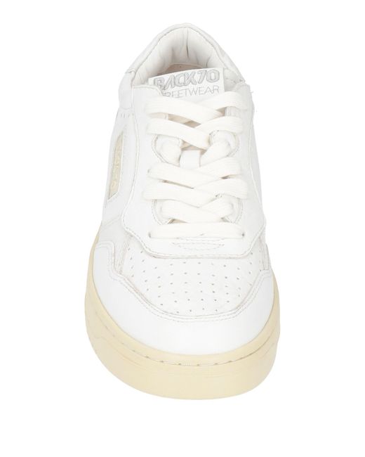Back 70 White Sneakers Leather