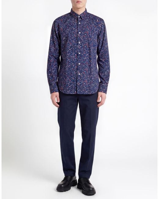 Xacus Blue Shirt Cotton for men
