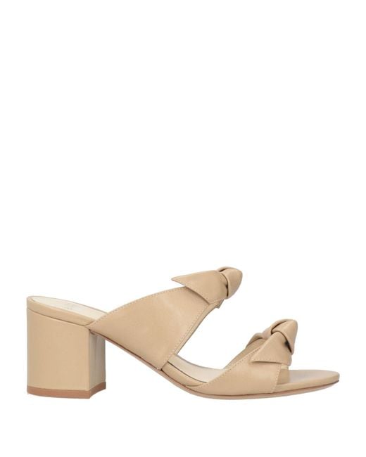 Alexandre Birman Natural Sandals Leather