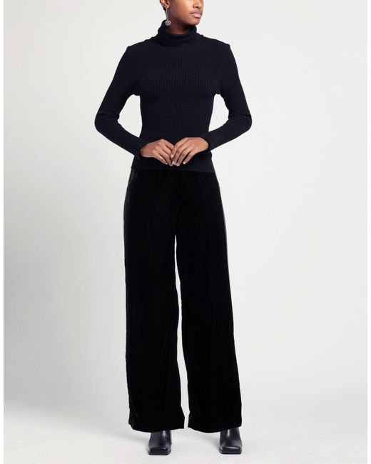 Clips Black Pants Polyester