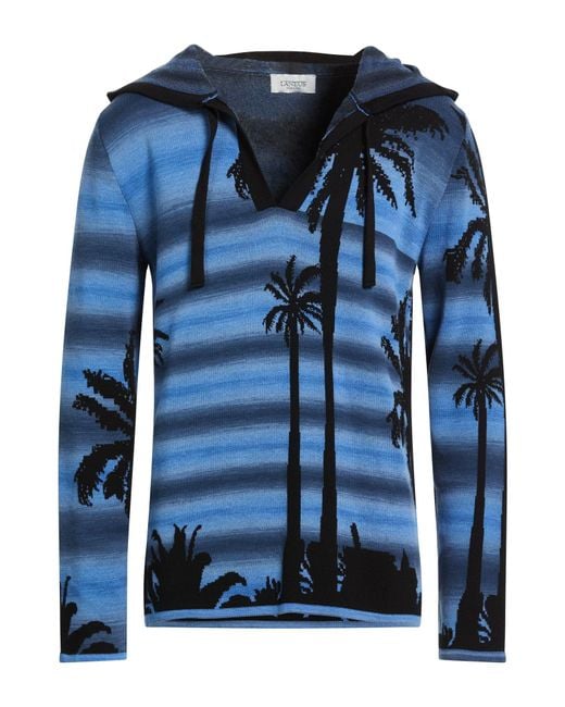 Laneus Blue Sweater Cotton for men