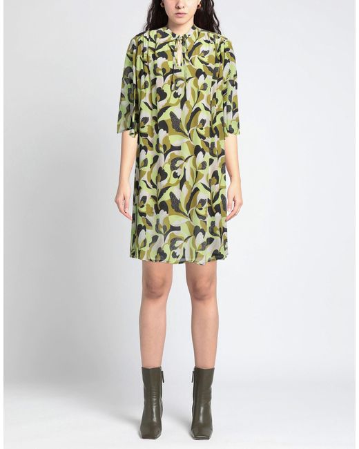 EMMA & GAIA Green Mini Dress