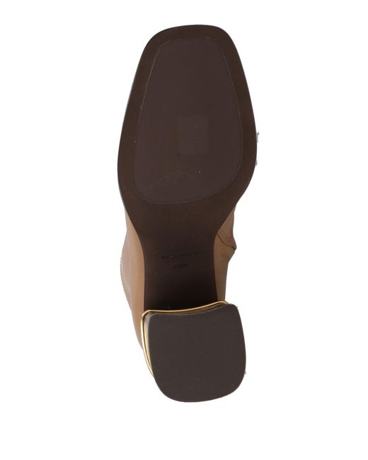 Tory Burch Brown Light Ankle Boots Leather