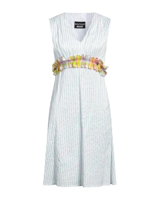 Boutique Moschino White Midi Dress