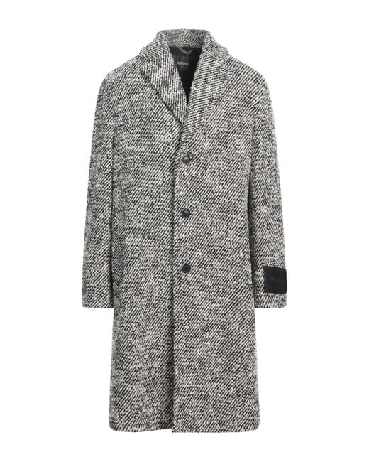Versace Gray Coat for men