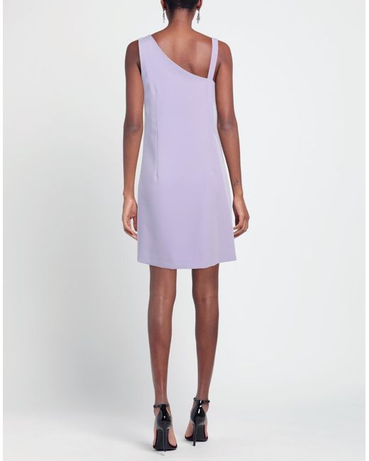 Just Cavalli Purple Mini Dress